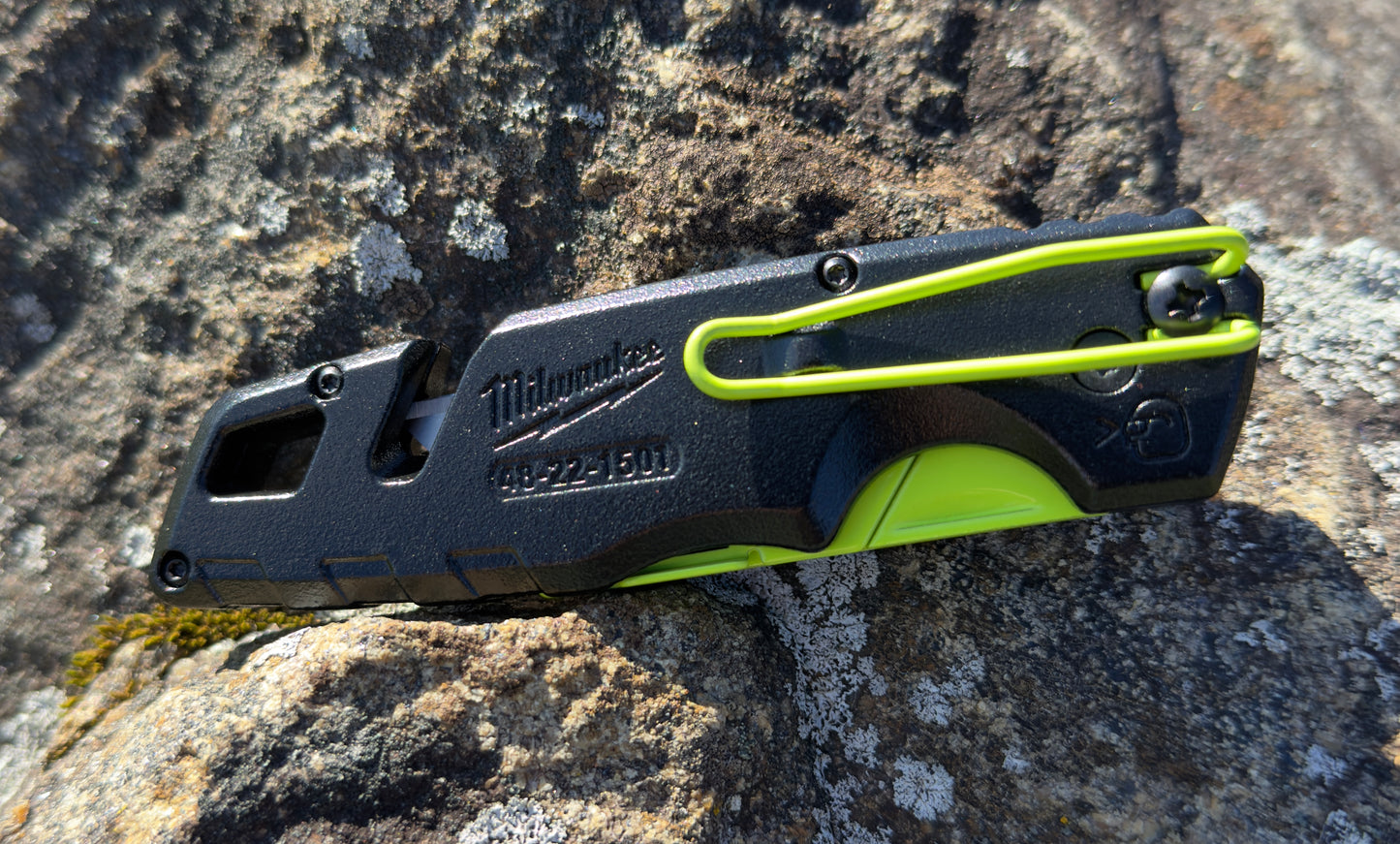 Lime green and black
