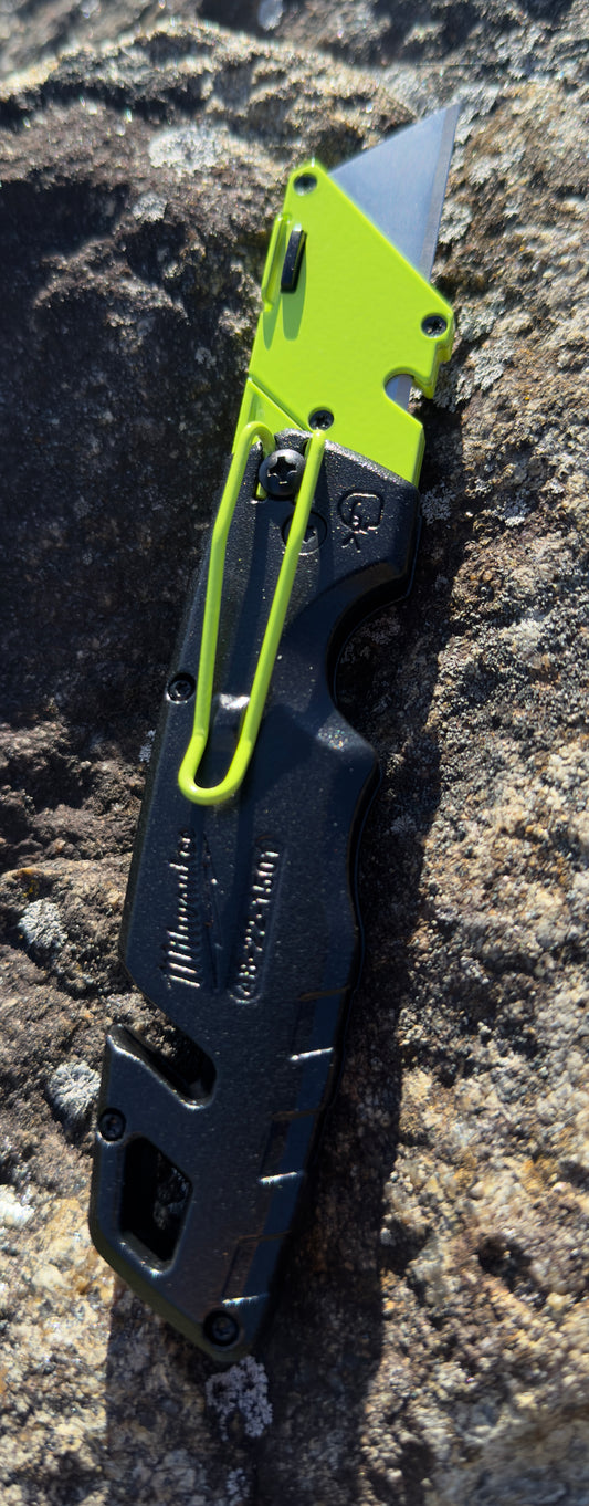 Lime green and black