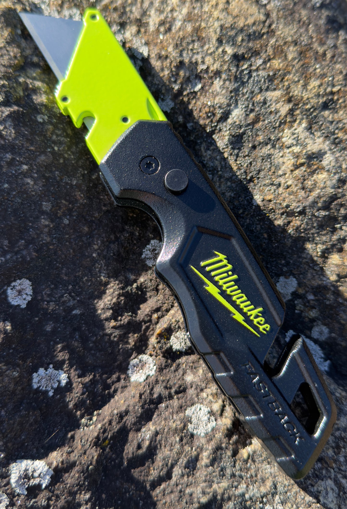 Lime green and black