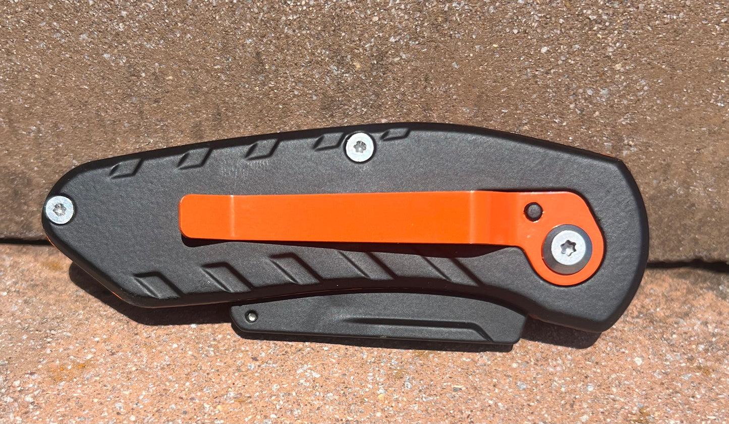 Matte Black & Orange