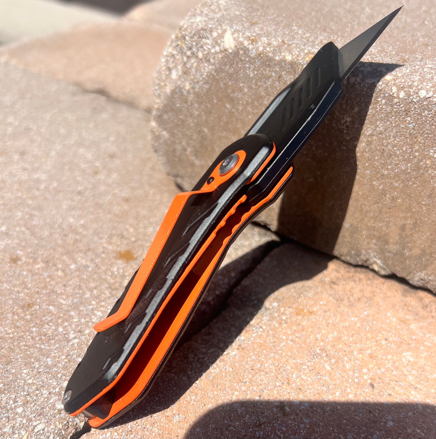 Matte Black & Orange